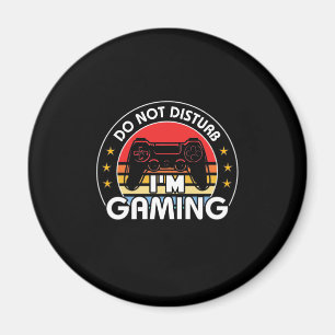Gamer Gift   I Am Gaming Do Not Disturb Magnet