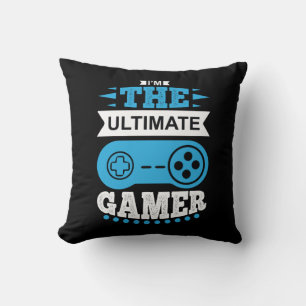 Gamer Gift I Am The Ultimate Gamer Throw Pillow