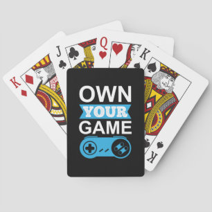 Gamer Gift Own Your Game Poker Cards