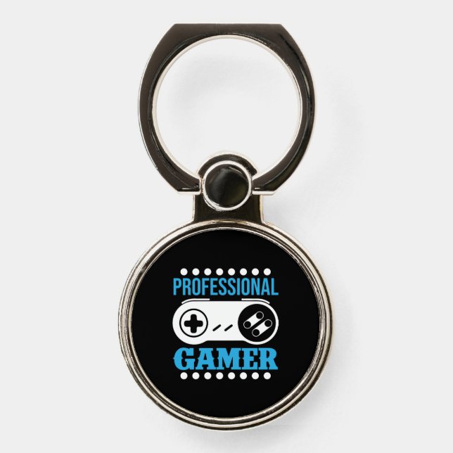 Gamer Gift Professional Gamer Phone Ring Stand (Front)