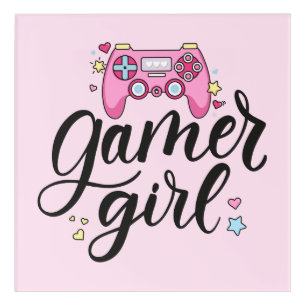 Gamer Girl Acrylic Print