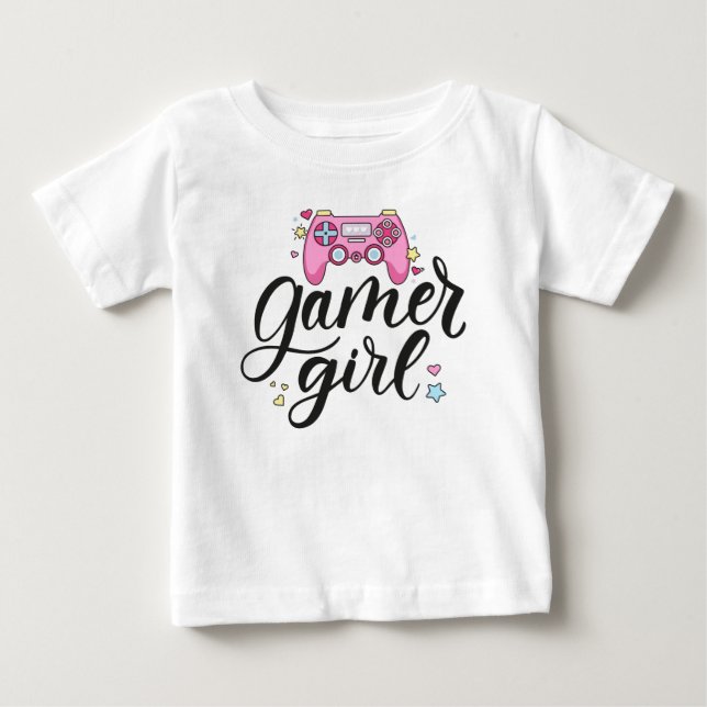 Gamer Girl Baby T-Shirt (Front)
