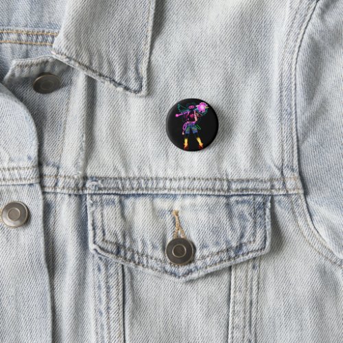 Gamer Girl Button Pin