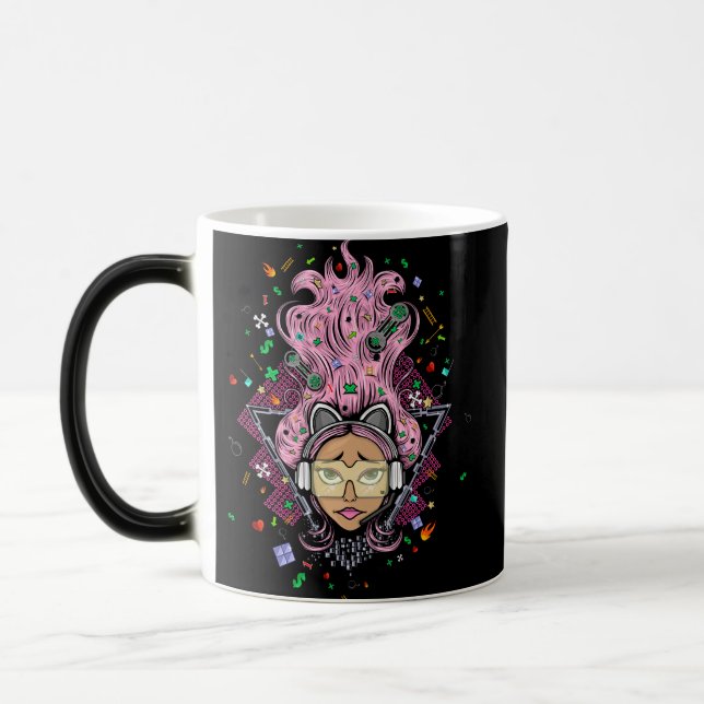 Gamer Girl Color Morph Mug (Left)