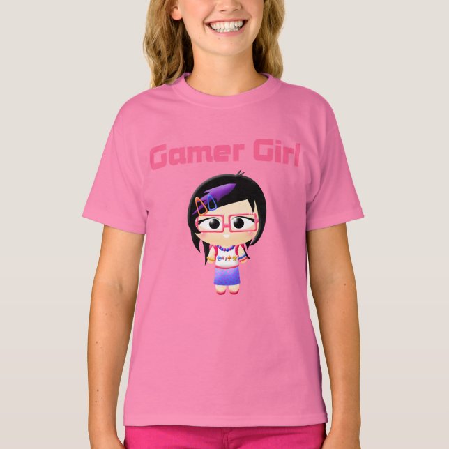 Gamer Girl Cutie Patootie T-Shirt (Front)