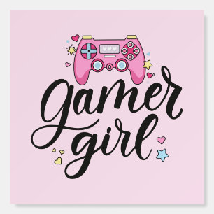 Gamer Girl Foam Board
