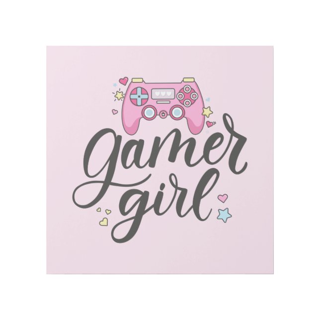 Gamer Girl Gallery Wrap (Front)