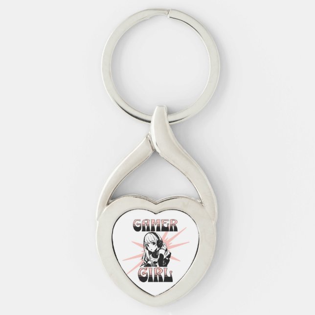 Gamer Girl | Gaming Keychain (Front)