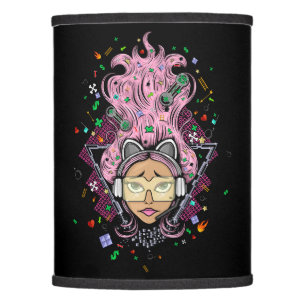 Gamer Girl Lamp Shade