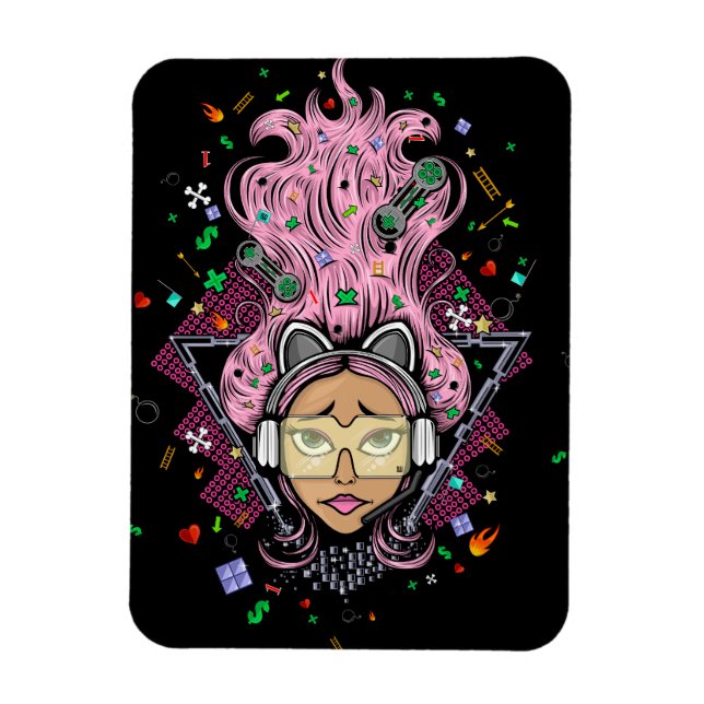 Gamer Girl Magnet (Vertical)