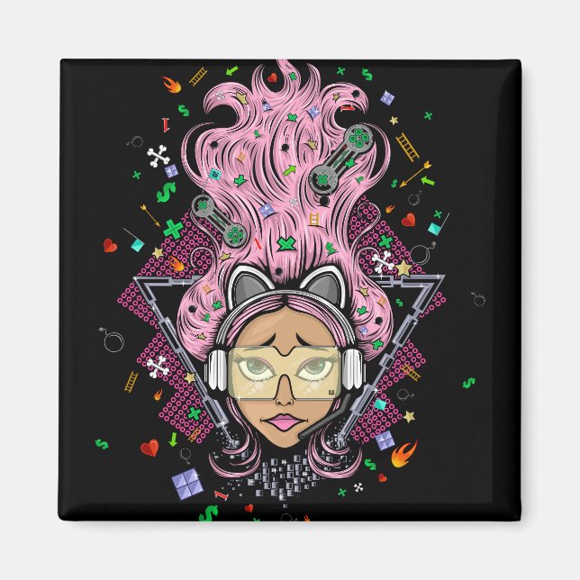 Gamer Girl Magnet (Front)