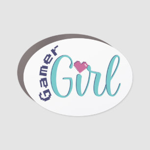 Gamer Girl Magnet - Cute Gaming Gift