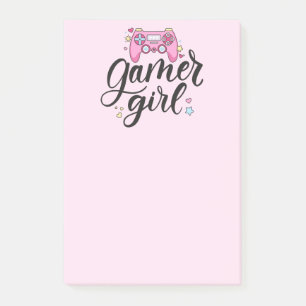 Gamer Girl Post-it Notes