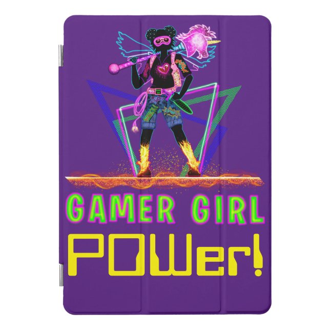 Gamer Girl POWer! Gaming iPad Cover (Front)