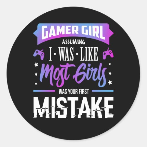 Gamer Girl Sticker