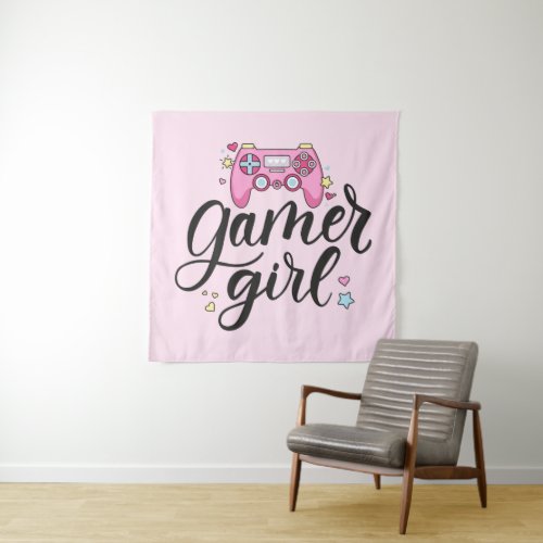 Gamer Girl Tapestry