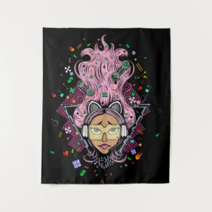 Gamer Girl Tapestry