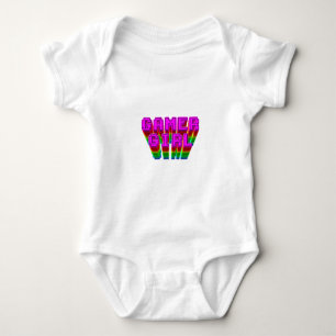 Gamer Girl Text Baby Bodysuit