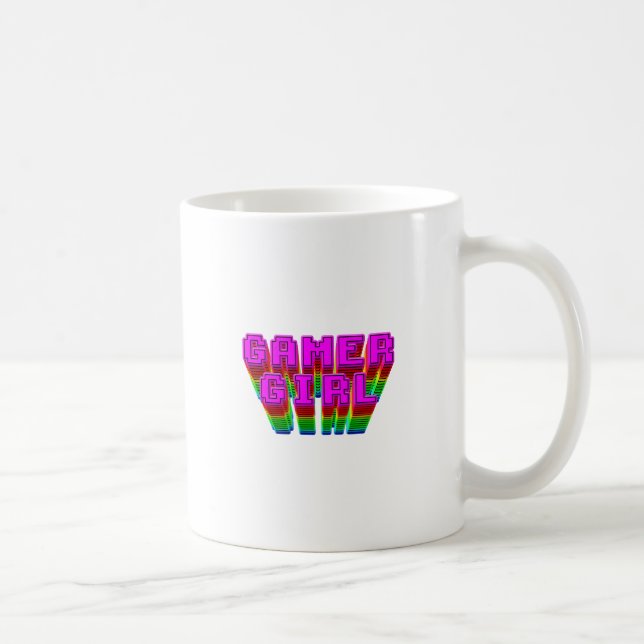 Gamer Girl Text Coffee Mug (Right)