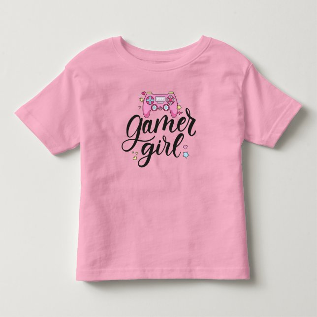 Gamer Girl Toddler T-shirt (Front)