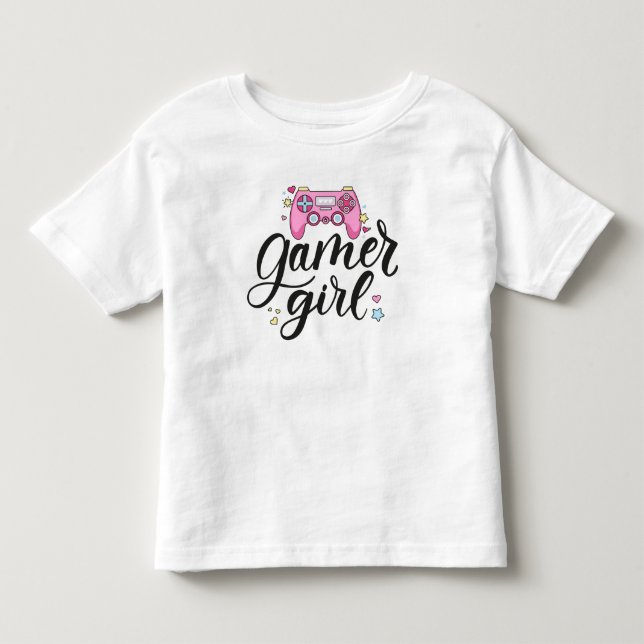 Gamer Girl Toddler T-shirt (Front)
