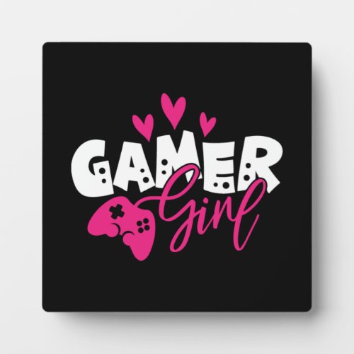 Gamer Girl _ Video Gamer Gaming Video Game Game Plaque