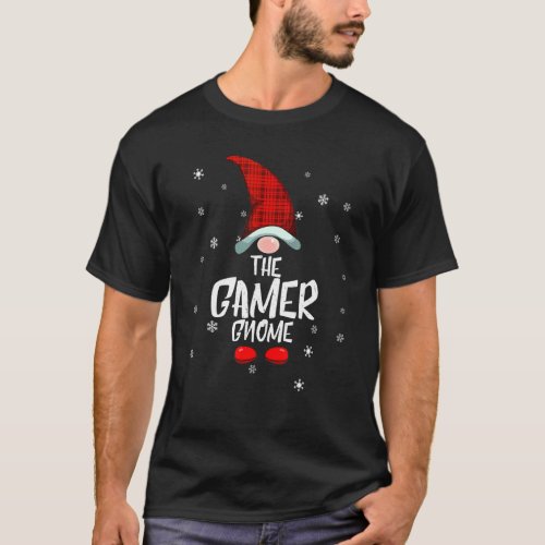 Gamer Gnome Family Christmas Pajama Gamer Gnome T_Shirt