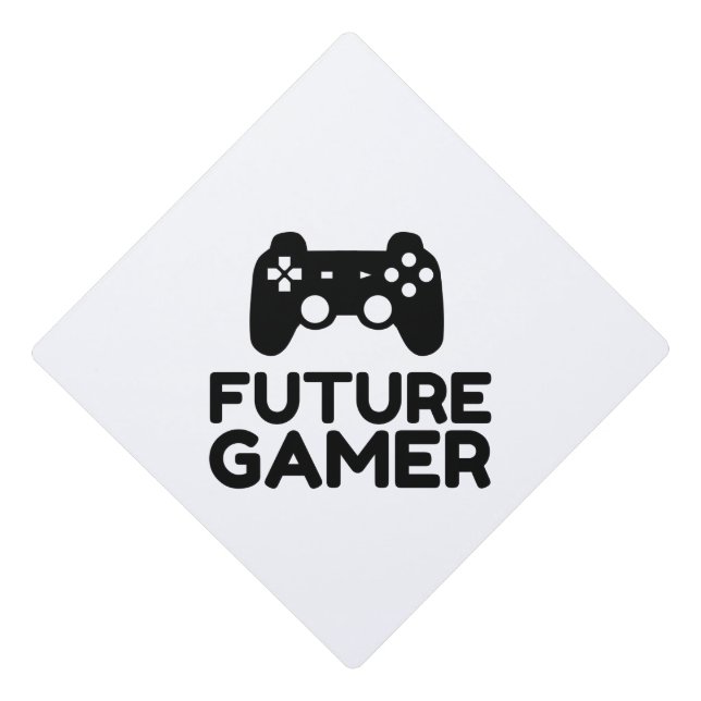 GAMER GRADUATION CAP TOPPER (Front)