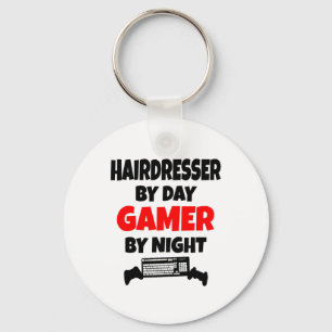 Gamer Hairdresser Keychain