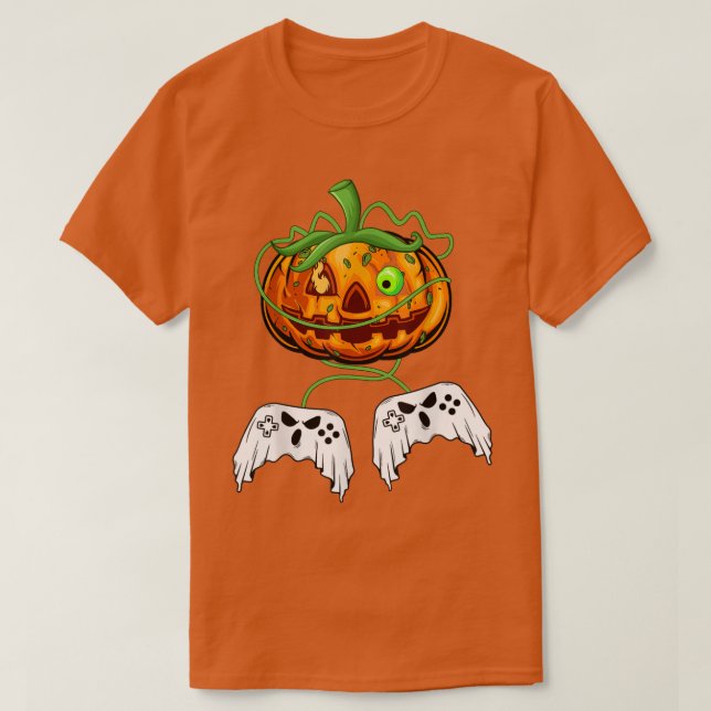 Gamer Halloween s For Boys Kids Men T Costume  T-Shirt (Design Front)