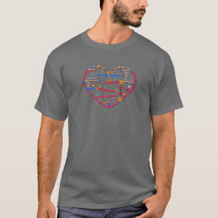 Gamer Heart - Classic Retro 80'S Video Game Gift T-Shirt
