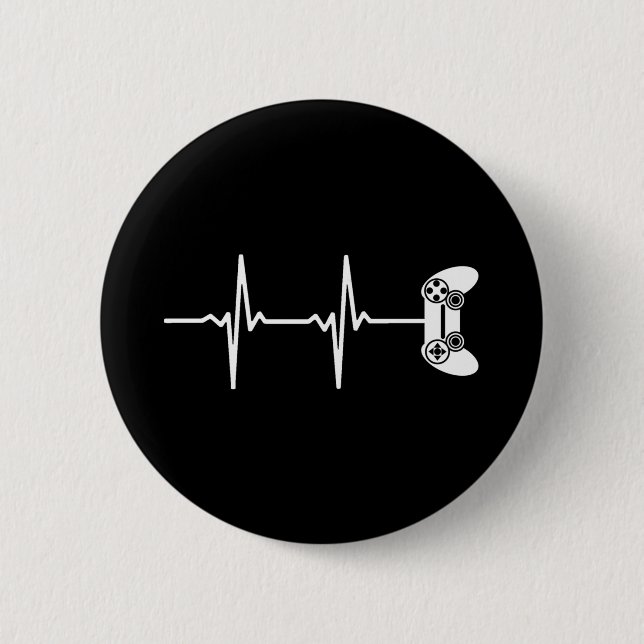 Gamer Heartbeat Button (Front)