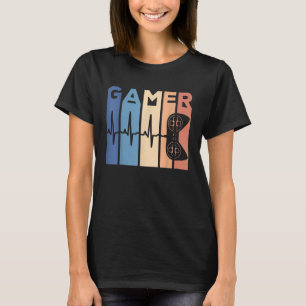 Gamer Heartbeat Video Game 3 T-Shirt
