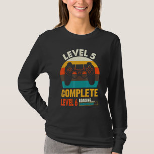 Gamer Husband Wife Married Level 5 Complete Level T-Shirt