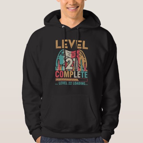 Gamer Husband Wife Marry Level 21 Complete Level 2 Hoodie