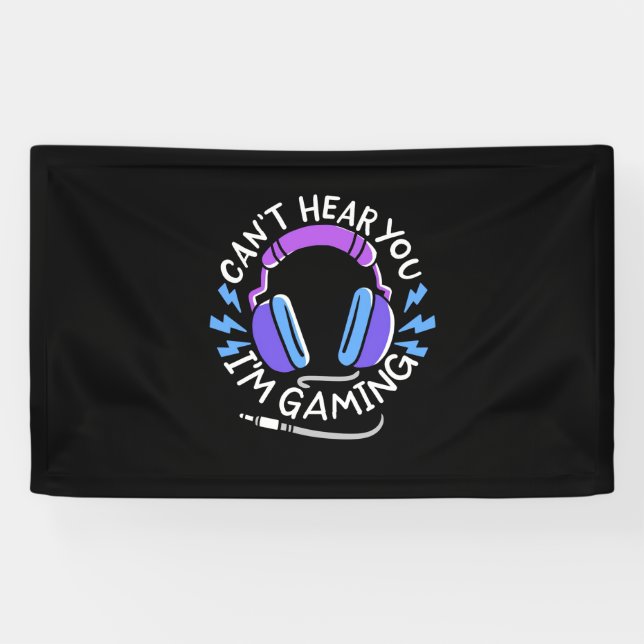 Gamer I Am Gaming Banner (Horizontal)