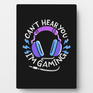 Gamer I Am Gaming Plaque