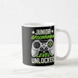 Gamer Junior Groomsman Level Unlocked Video Gaming Coffee Mug<br><div class="desc">Gamer Junior Groomsman Level Unlocked Video Gaming Wedding</div>