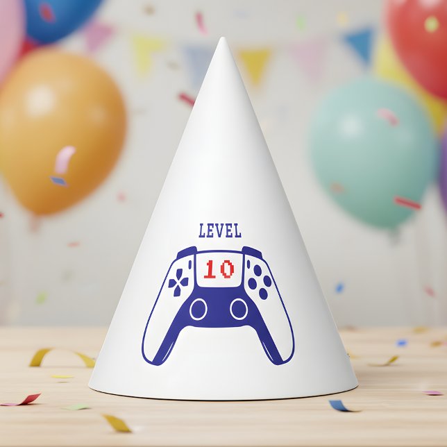 Gamer Kids Birthday Party Hat (Creator Uploaded)