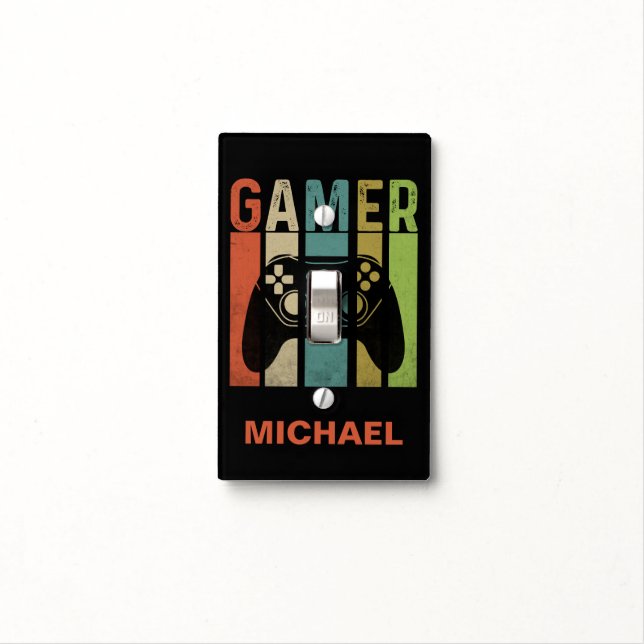 Gamer Light Switch Cover (In Situ)
