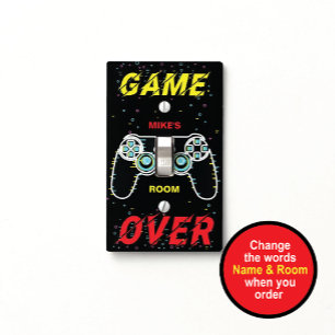 Gamer Light Switch Cover