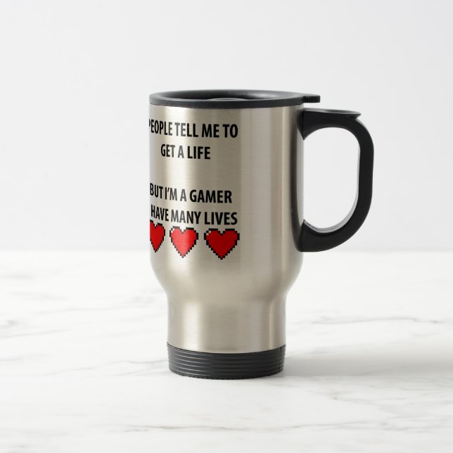 Gamer Lives Travel Mug (Right)
