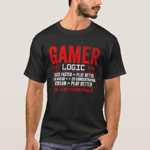 Gamer Logic Press lean scream Gaming T-Shirt
