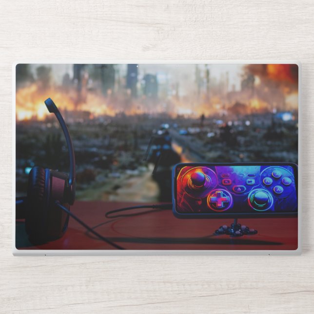 Gamer Lover Attractive  HP Laptop Skin (Front)