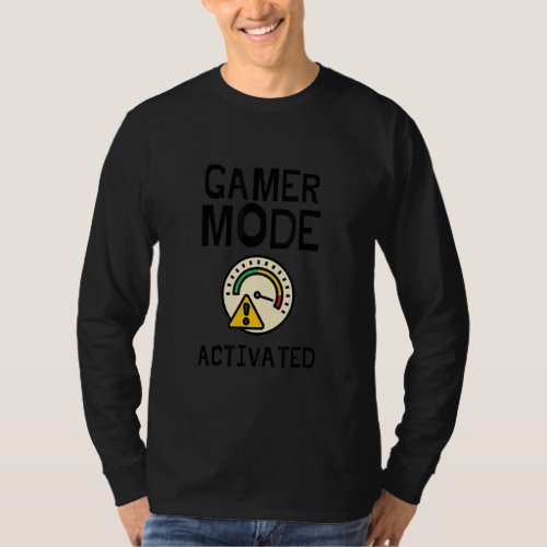 Gamer Mode Activated   Student Kid Teenager T_Shirt