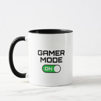 Gamer Mode On Funny Toggle Switch Gaming Coffee  Mug