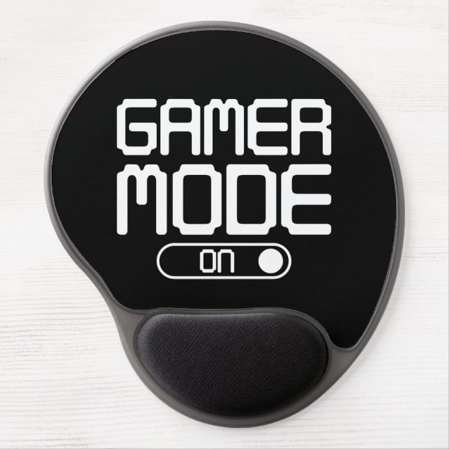 Gamer Mode On Gel Mouse Pad (Front)