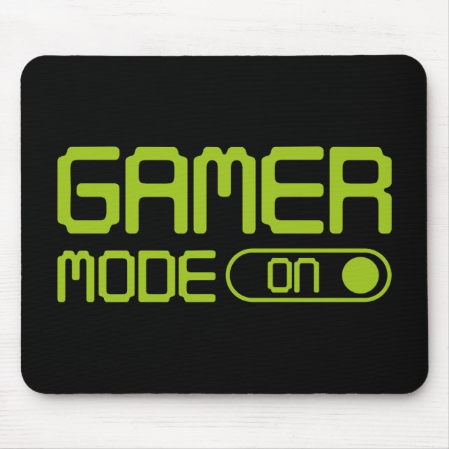 Gamer Mode On Mouse Pad (Front)