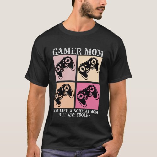 Gamer Mom Computer Game Video Game Console Mothers T_Shirt