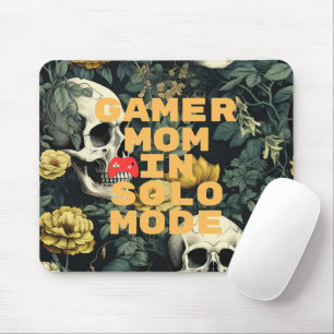 Gamer Mom Solo Mode Gaming Design Mouse Pad